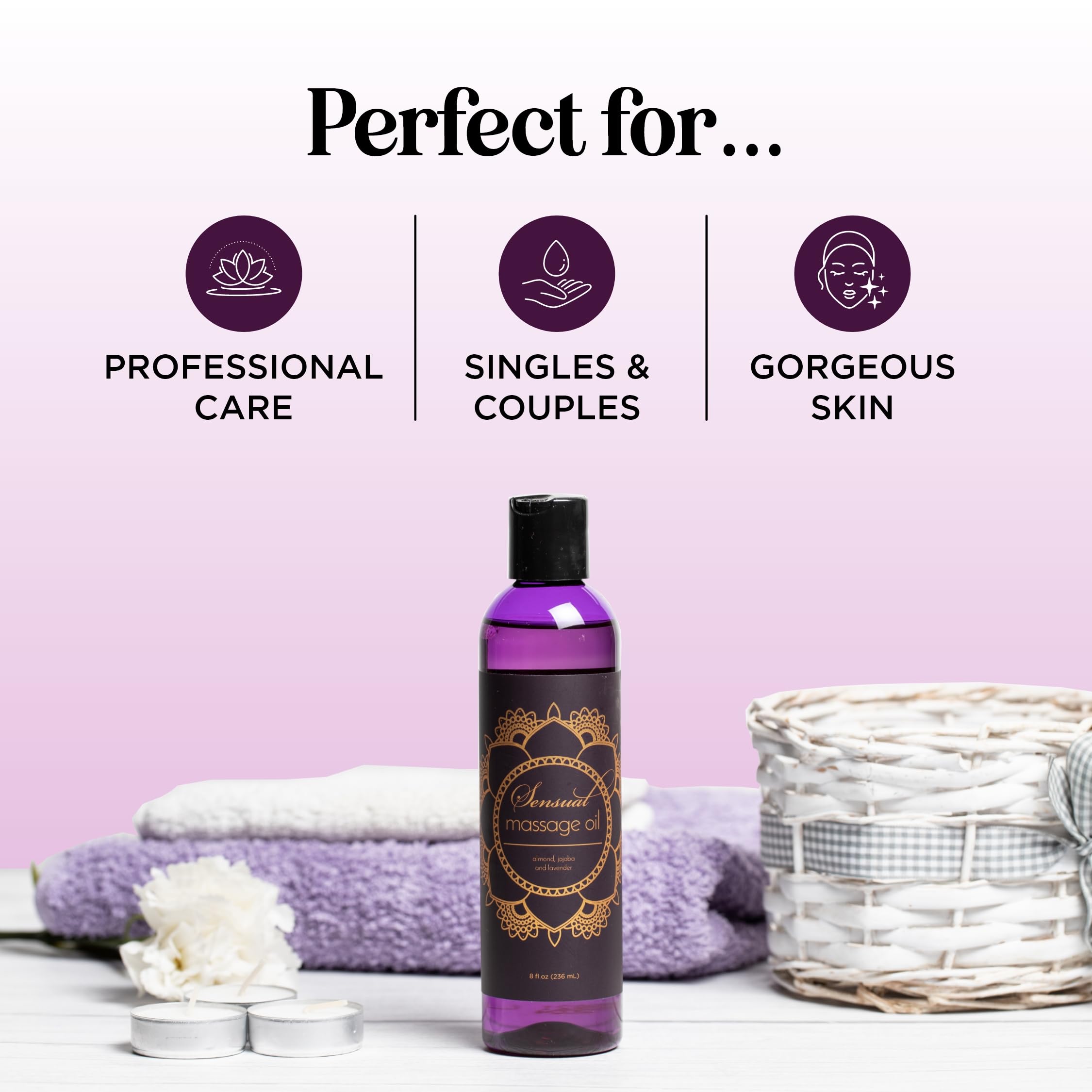 Aromatherapy Sensual Massage Oil for Couples - Relaxing Full Body Massage Oil for Date Maple Holistics Au supplements