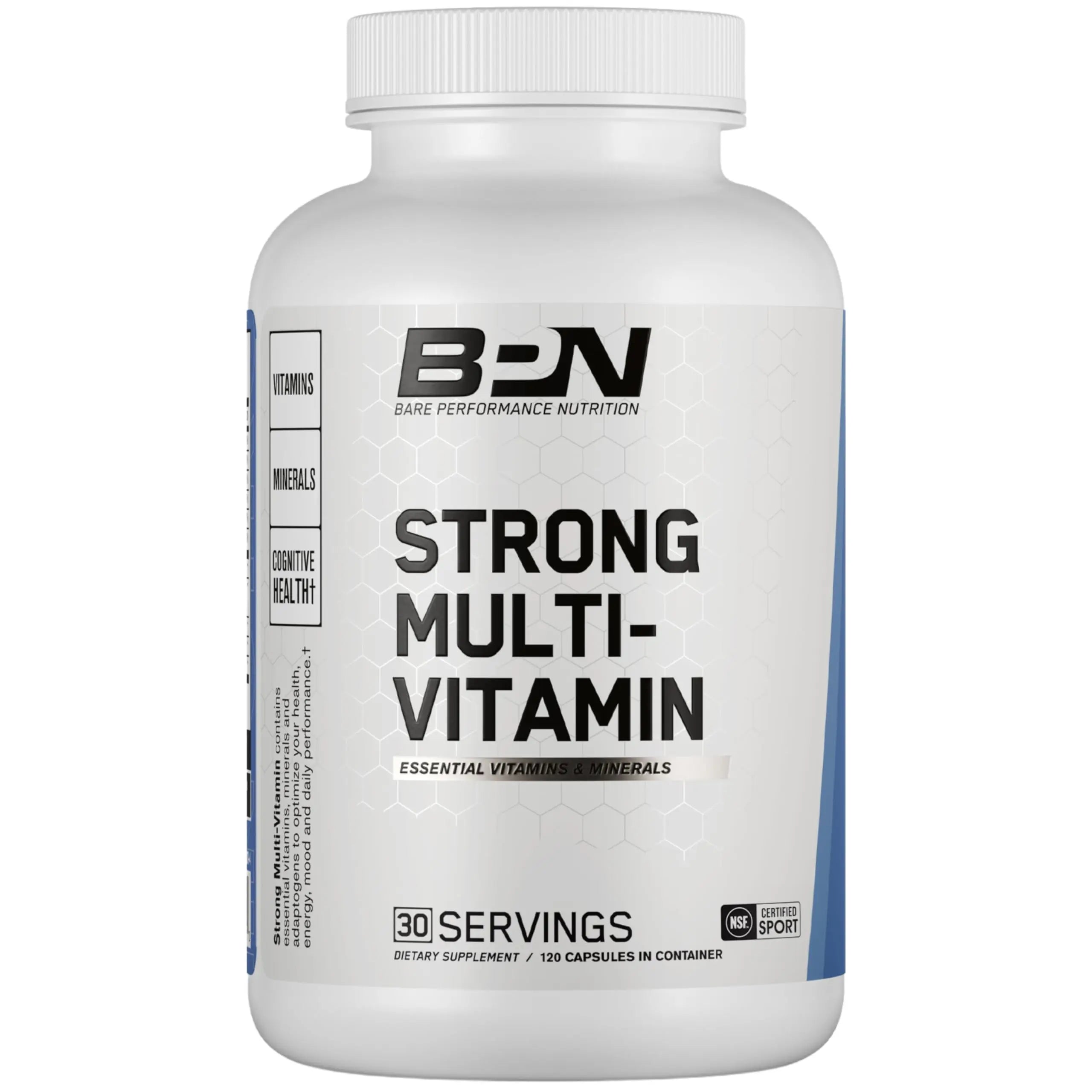 BARE PERFORMANCE NUTRITION BPN Strong Multi-Vitamin 30 Day Supply + Recover Post-Workout Muscle Recovery Drink Mix BARE PERFORMANCE NUTRITION Au supplements