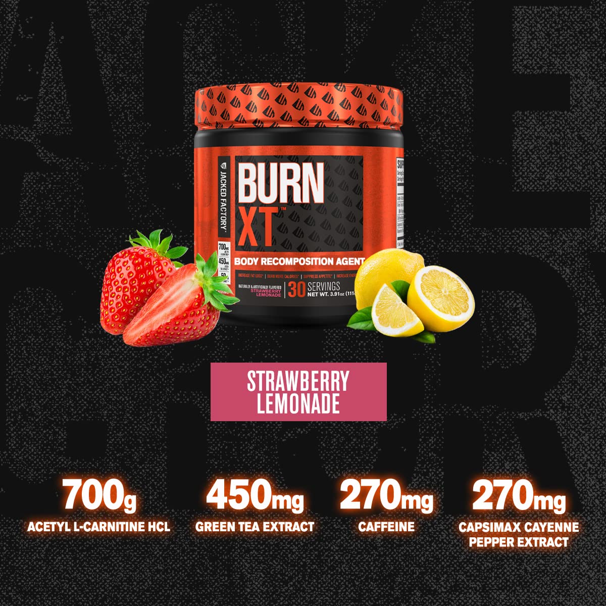 Jacked Factory Burn-XT Powder for Men & Women - Improve Focus & Increase Energy Jacked Factory Au supplements