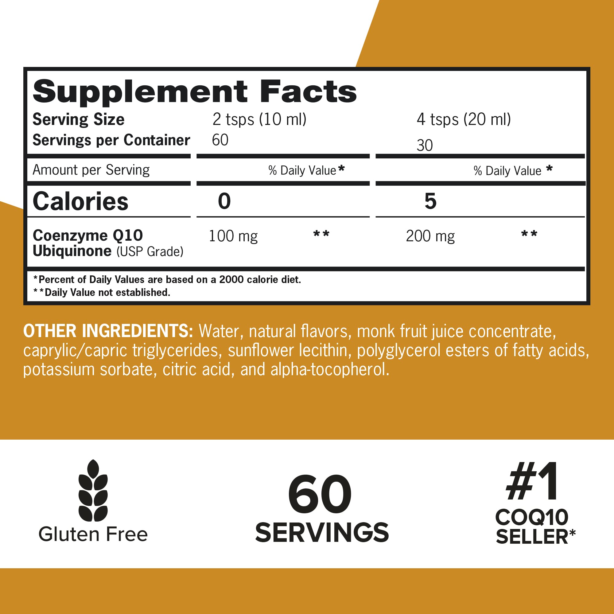 Qunol Liquid CoQ10 100mg, Superior Absorption Natural Supplement Form of Coenzyme Qunol Au supplements