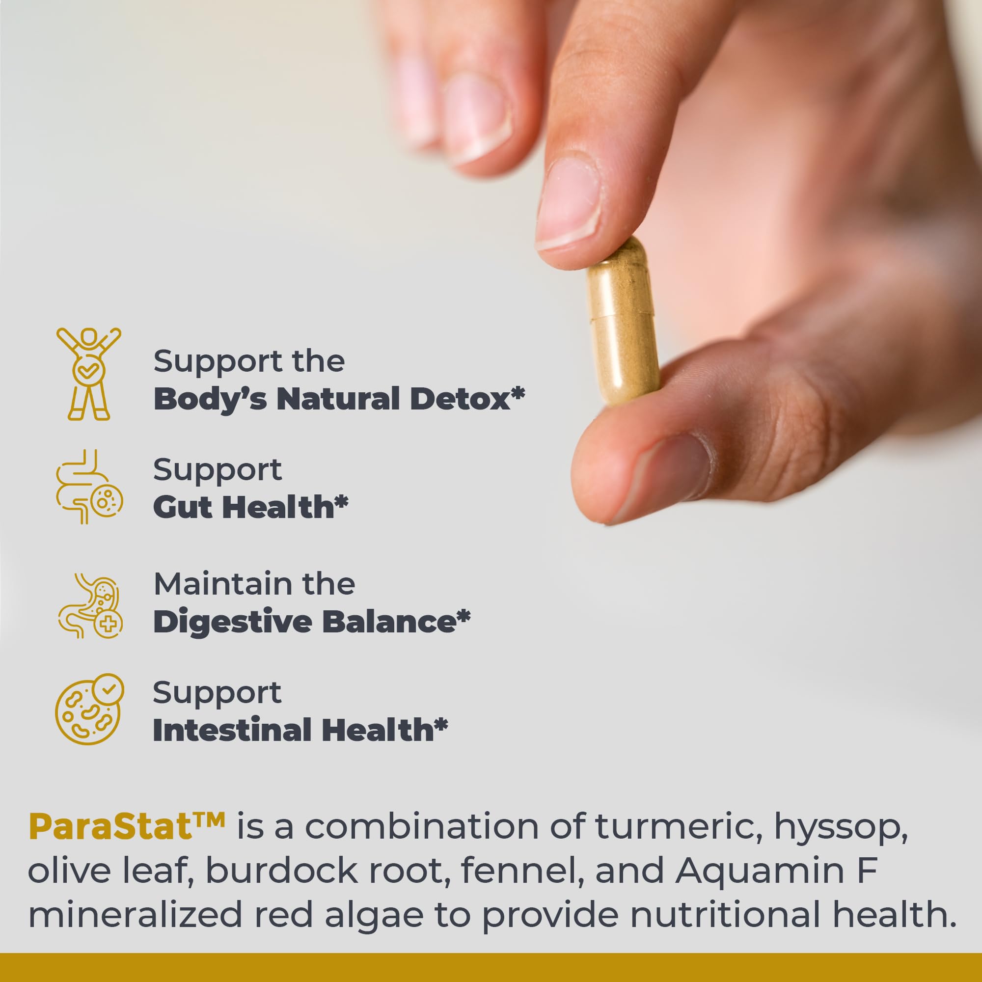 Premier Research Labs ParaStat - Intestinal Cleanse, Natural Gut Cleanse for Women & Men, Support for Colon Detox, Bloating, Digestion & Constipation - 90 Capsules (30 Day Supply) Premier Research Labs Au supplements