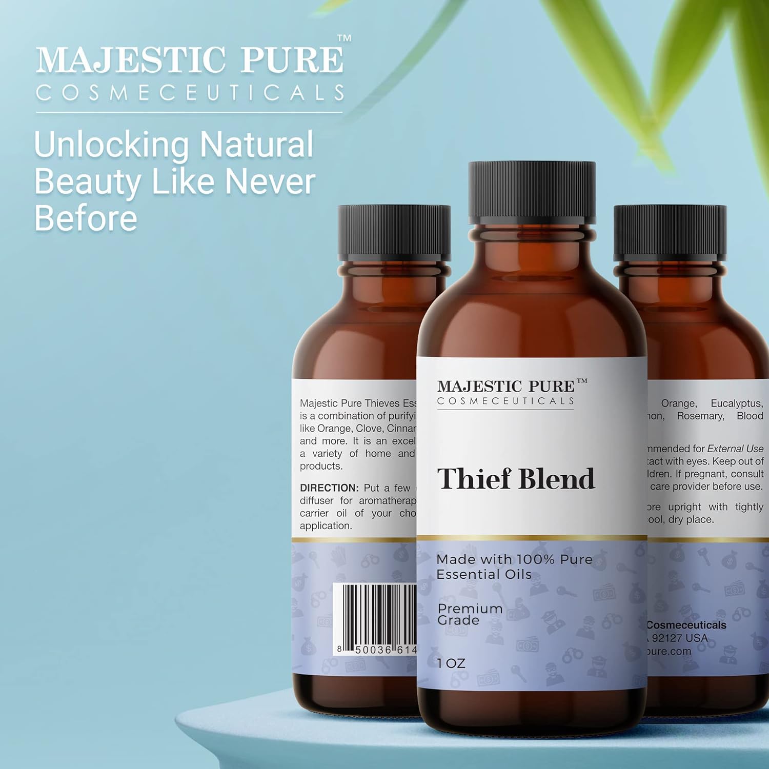 Majestic Pure Thieves Essential Oil Blend | 100% Pure Premium Oil for Uplifting Mood, DIY Products MAJESTIC PURE Au supplements
