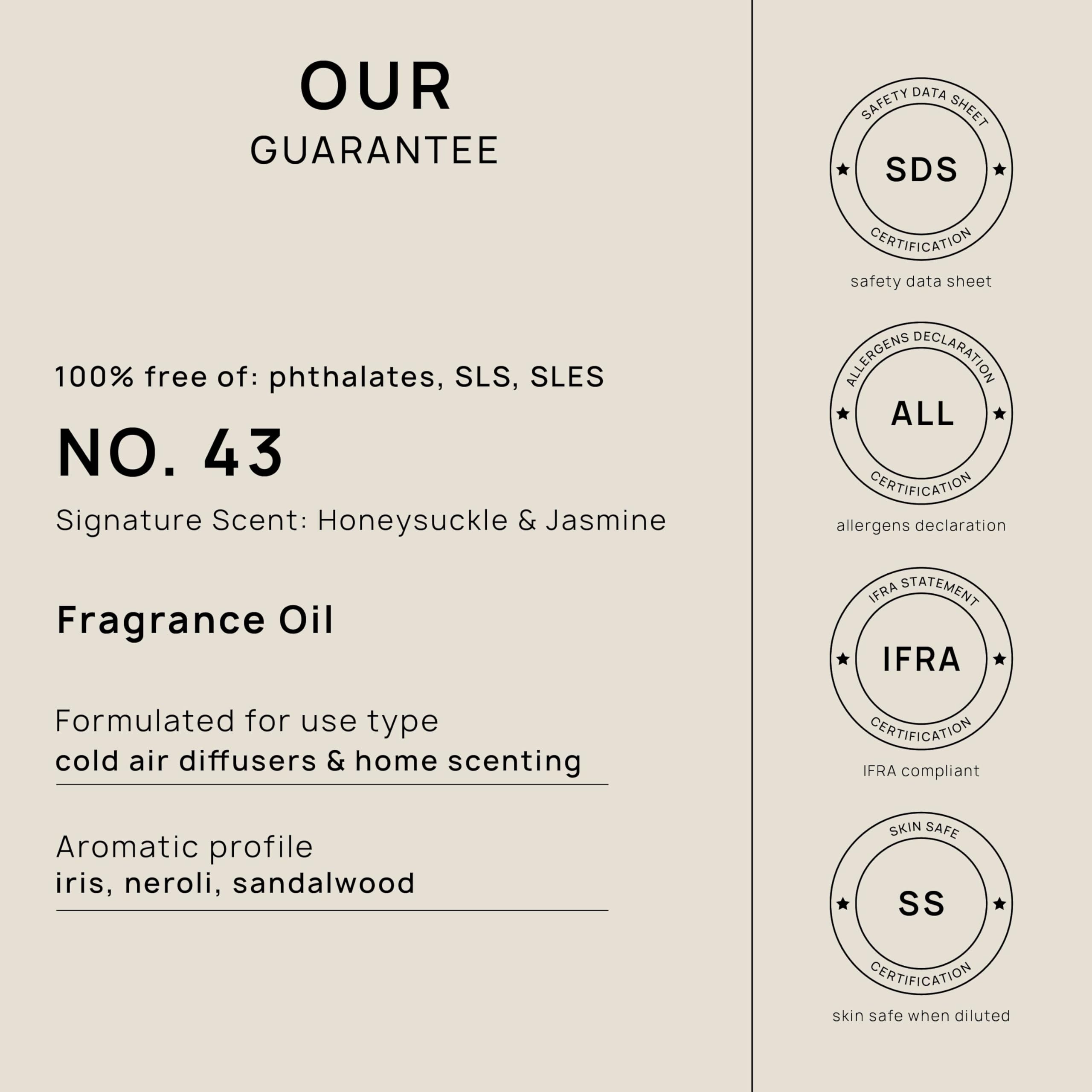 VINEVIDA [4 Fl Oz] Honeysuckle & Jasmine Fragrance Oil for Cold Air Diffusers, Essential Oils VINEVIDA Au supplements