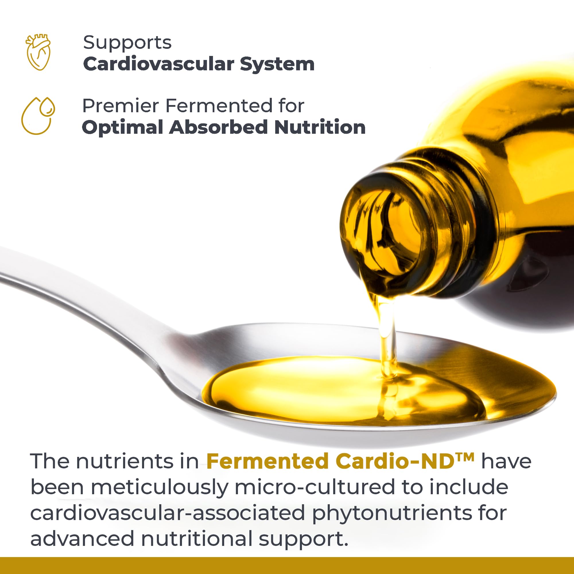 Premier Research Labs Fermented Cardio-ND - Cardio Heart Health, Cardio Support Liquid Fermented in Probiotics for Women, Men, Adults, Supports Heart Health with Hawthorne Berry - 8 fl oz Bottle Premier Research Labs Au supplements