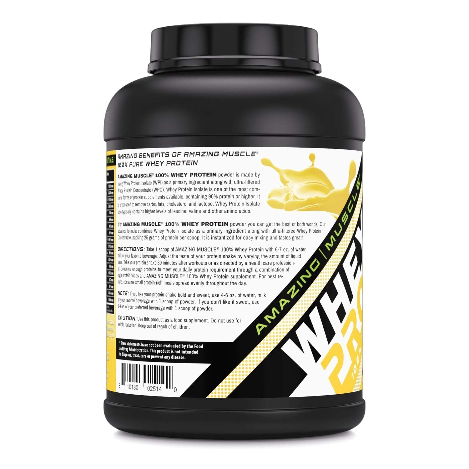 Amazing Muscle 100% Whey Protein Powder *Advanced Formula with Whey Protein Amazing Nutrition Au supplements