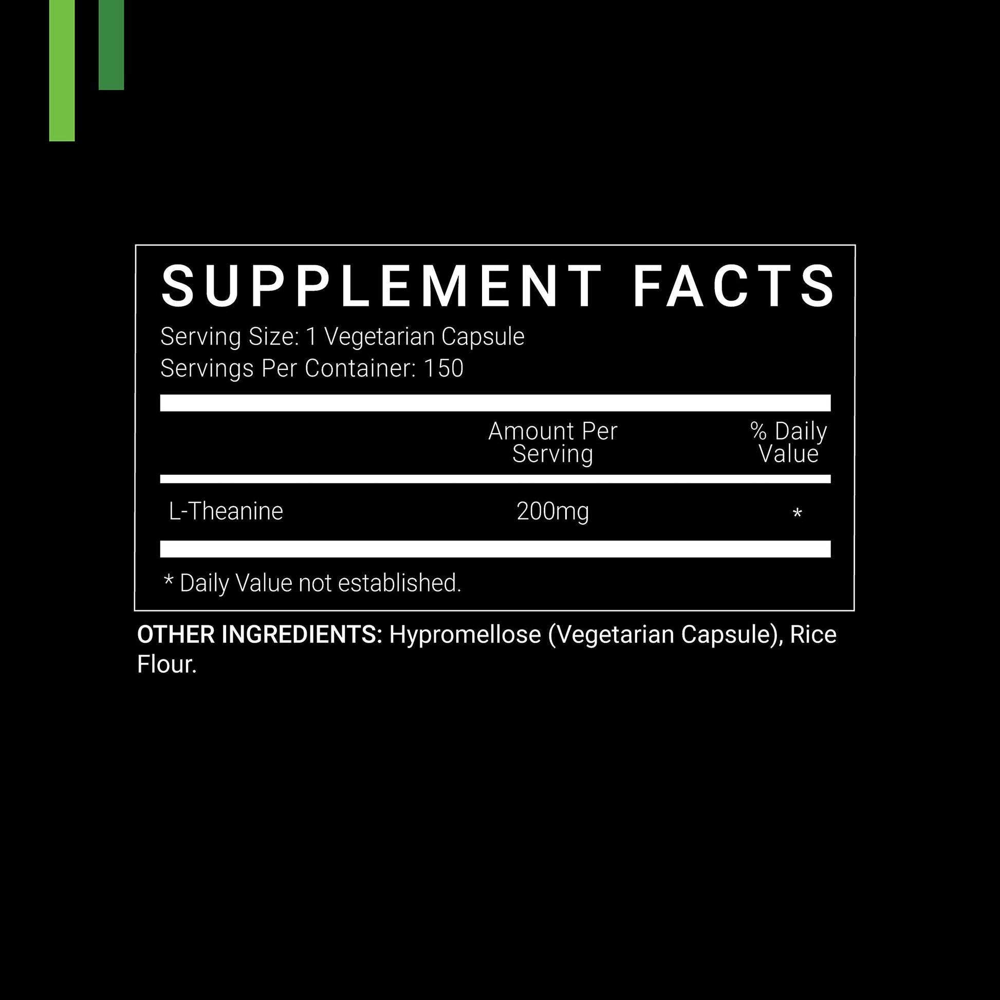 SYMNUTRITION L-Theanine 200mg — 150 Count (V-Capsules) / 150 Servings Manufactured in a cGMP-Registered Facility in USA; Non-GMO, Vegan & Gluten Free SYMNUTRITION Au supplements