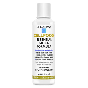 Cellfood Essential Silica Anti-Aging Formula, 4 fl oz - Supports Healthy Bones, Joints, Hair Cellfood Au supplements