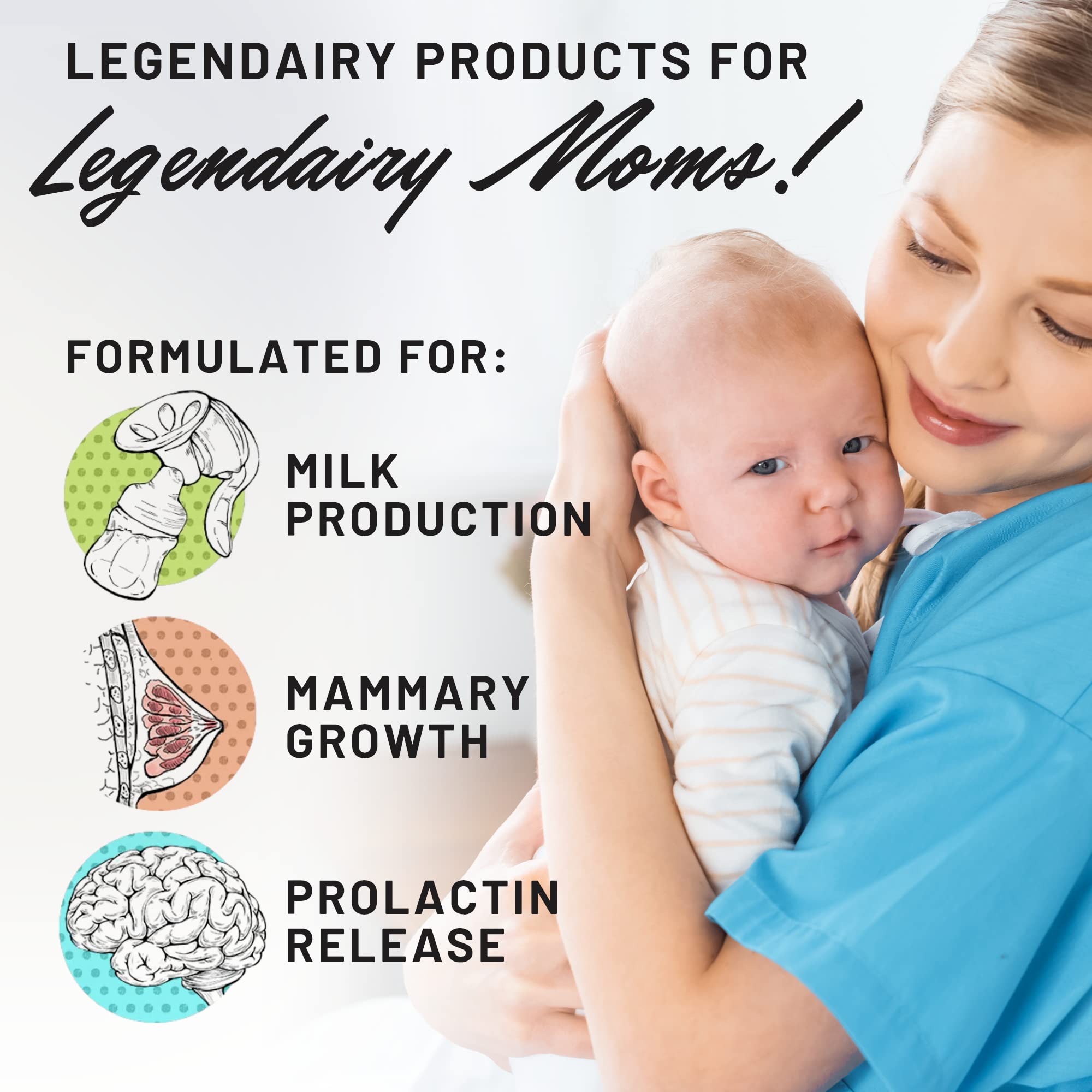 Legendairy Milk Liquid Gold Lactation Supplement, Organic Goat's Rue Lactation Legendairy Milk Au supplements