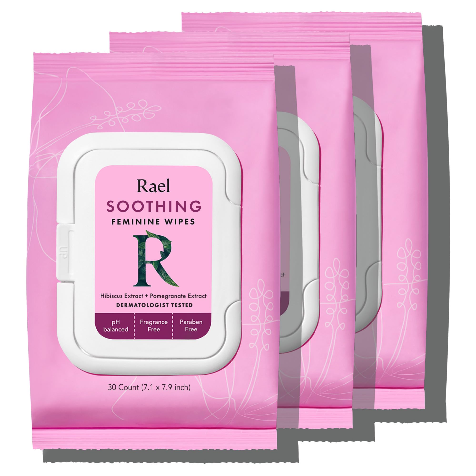 Rael Feminine Wipes, Soothing Wipes for Women - pH Balance, Clean Ingredients, All Skin Types Rael Au supplements