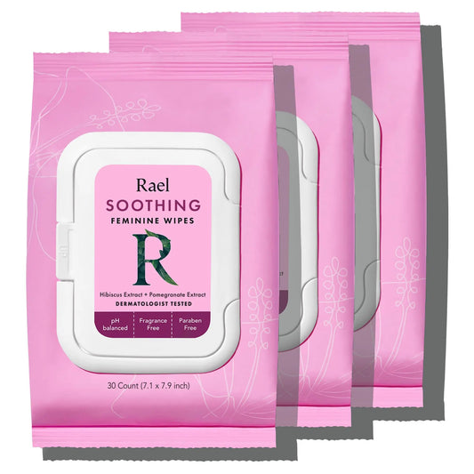 Rael Feminine Wipes, Soothing Wipes for Women - pH Balance, Clean Ingredients, All Skin Types RaelAU supplements