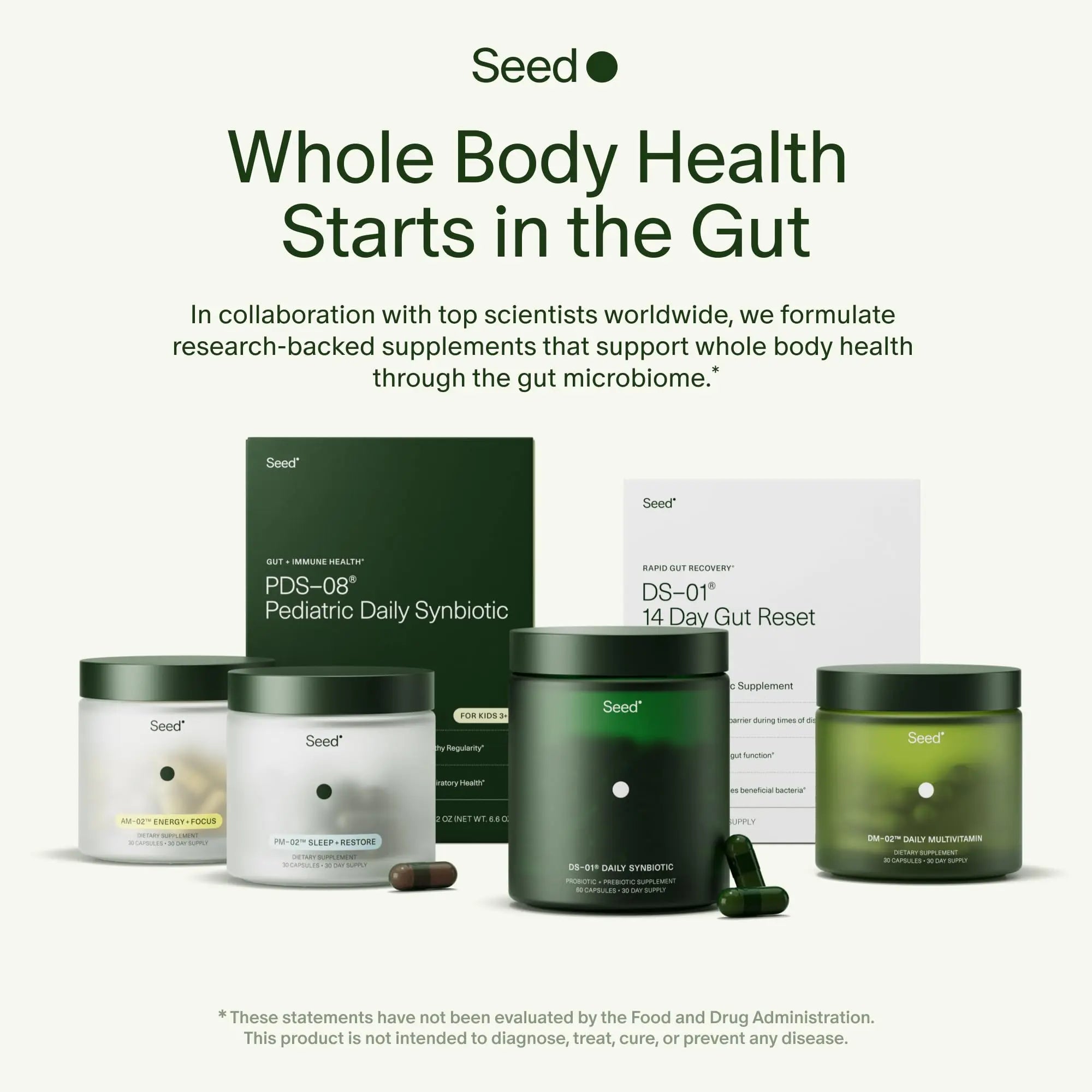 Seed PDS-08 Pediatric Daily Synbiotic - Fiber-Based Prebiotic & Probiotic for Kids - Digestive Health, Regularity, Constipation Relief - Ages 3-17 - Vegan and Shelf-Stable - 30 Sachets (30-Day Supply) Visit the Seed Store Au supplements