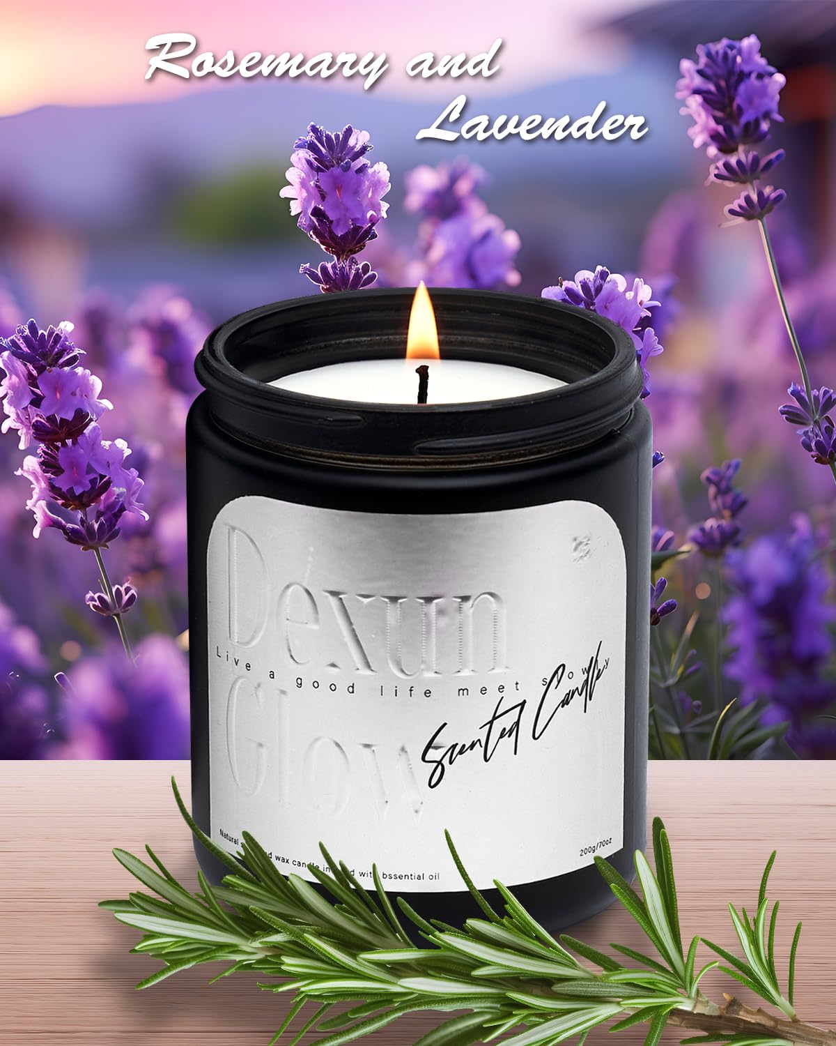 Aromatherapy Candle, Handcrafted with Natural Soy Wax and Essential Oils for Home Scented Appreciation Dexun Glow Au supplements
