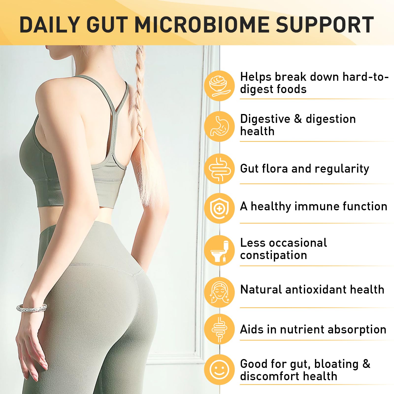 Probiotics for Women & Men, 300 Billion CFU 11 Strains, Probiotic with Organic Herbal GOGOSATIS Au supplements