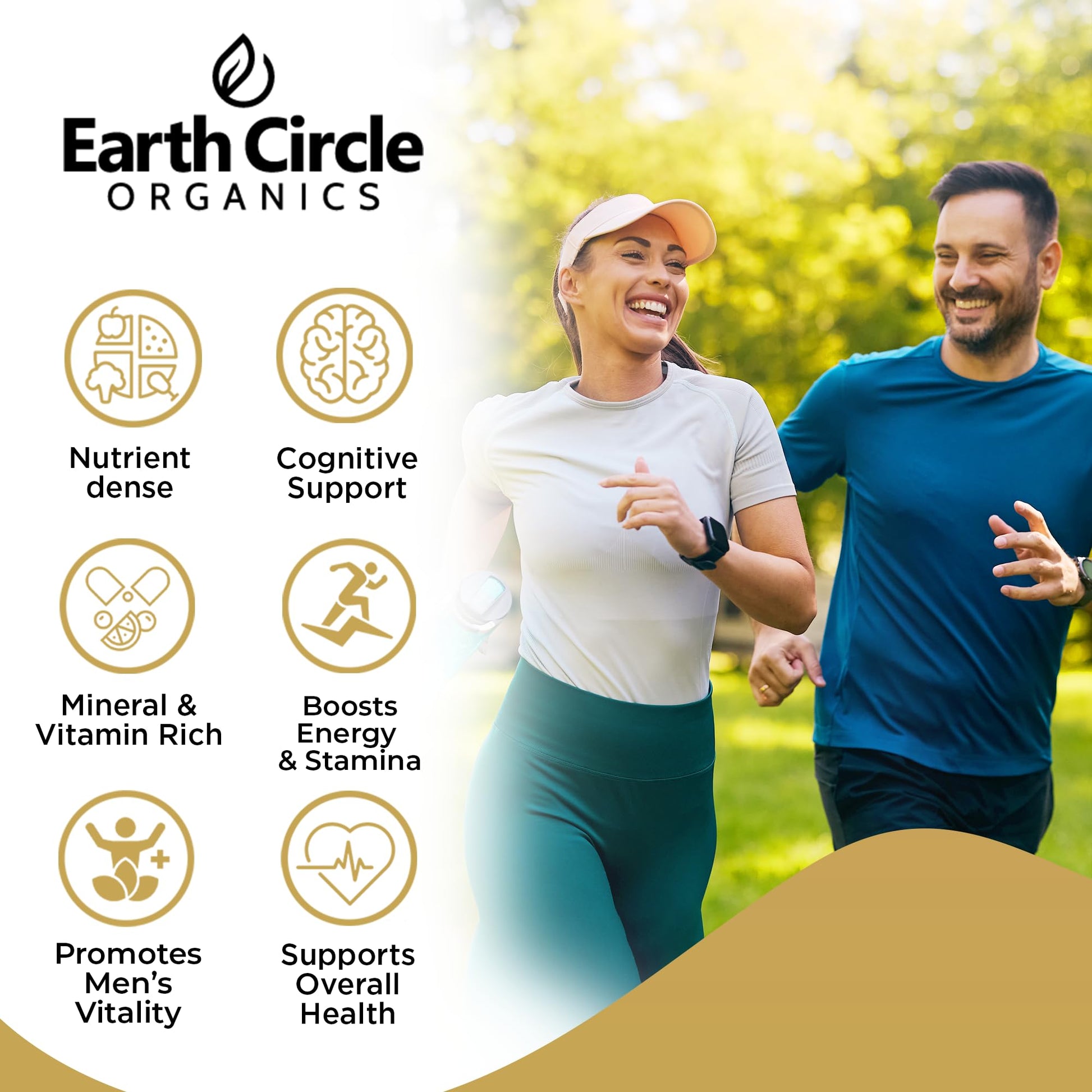 Organic Black Maca Peruvian Root Powder | Black Maca Root for Men | Natural Supplement | Essential Vitamins, Minerals & Fatty Acids Improved Energy | Immune Support (8oz, Pack of 1) Earth Circle Organics Au supplements