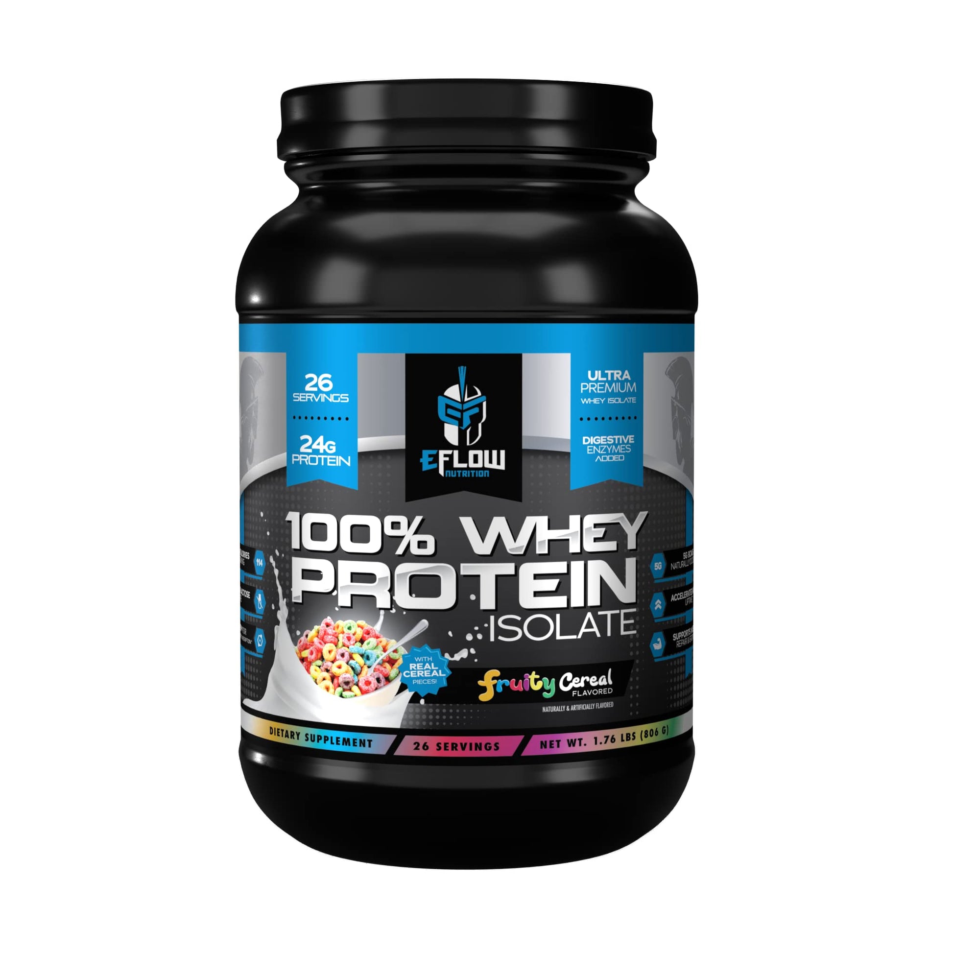 eFlow Nutrition 100% Whey Protein Isolate - Gluten & Lactose-Free Digestive Enzymes eFlow Nutrition Au supplements