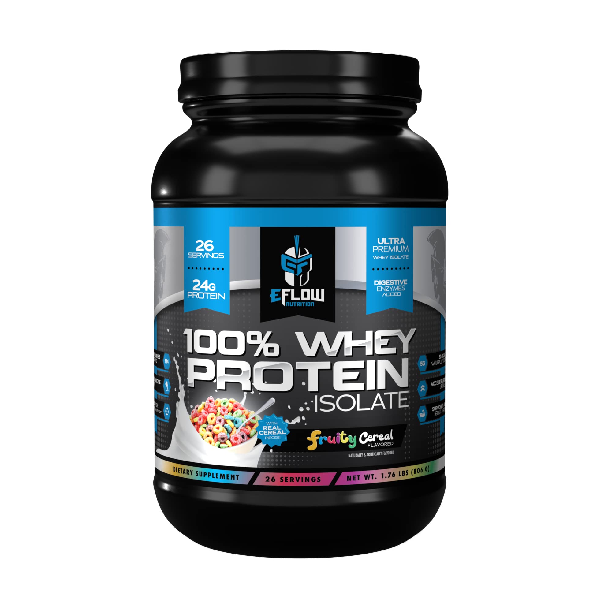 eFlow Nutrition 100% Whey Protein Isolate - Gluten & Lactose-Free Digestive Enzymes eFlow Nutrition Au supplements