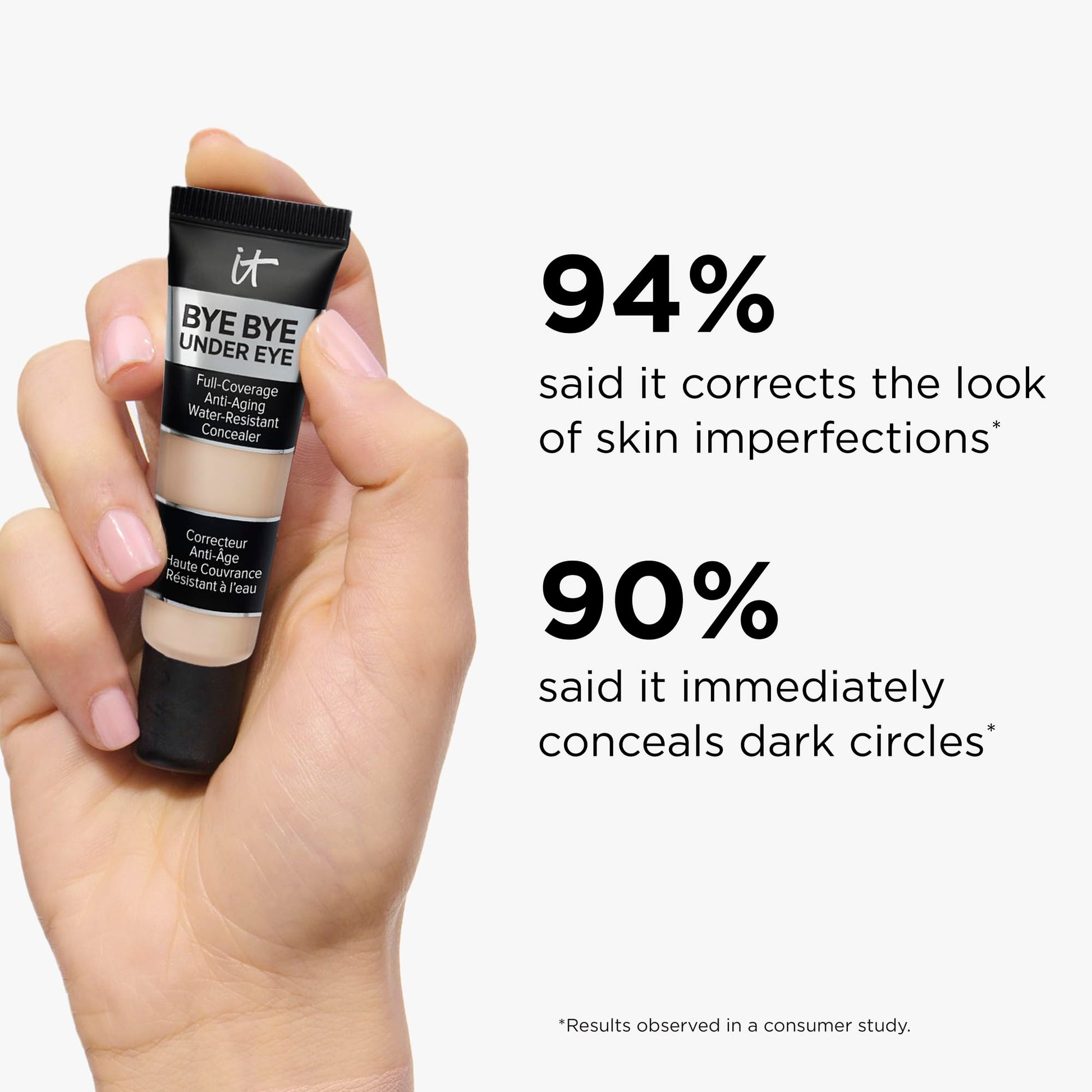 IT Cosmetics Bye Bye Under Eye Concealer (Light Nude) - Water-Resistant, Full Coverage Brightening Concealer For Dark Circles, Fine Lines, Redness & Discoloration, Anti-Aging, 24H Wear - 0.4 fl oz IT Cosmetics Au supplements