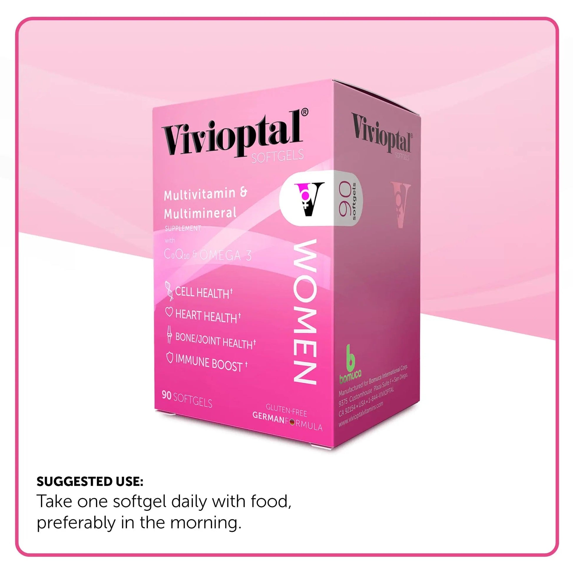 Vivioptal, Women, Multivitamin & Multimineral Supplement, 90 Capsules Vivioptal Vitamins Au supplements