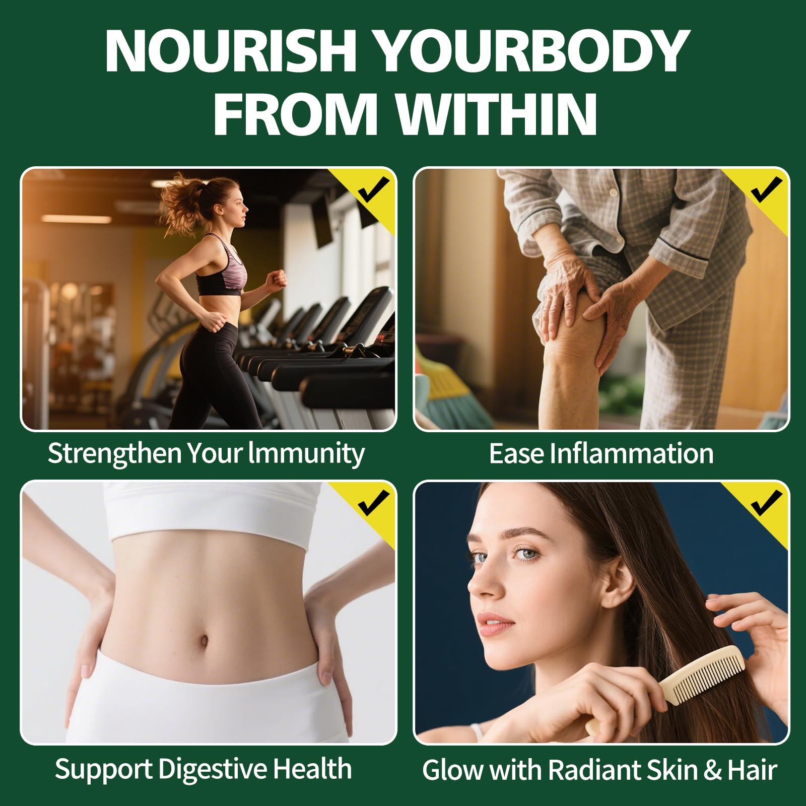 Zhibenon Sea Moss Capsules with Bladderwrack & Burdock - 50 Day Supply - Powerful Formula with Black Seed Oil, Ashwagandha, Turmeric, Vitamin C, Vitamin D3, Moringa & Black Pepper Extract Zhibenon Au supplements