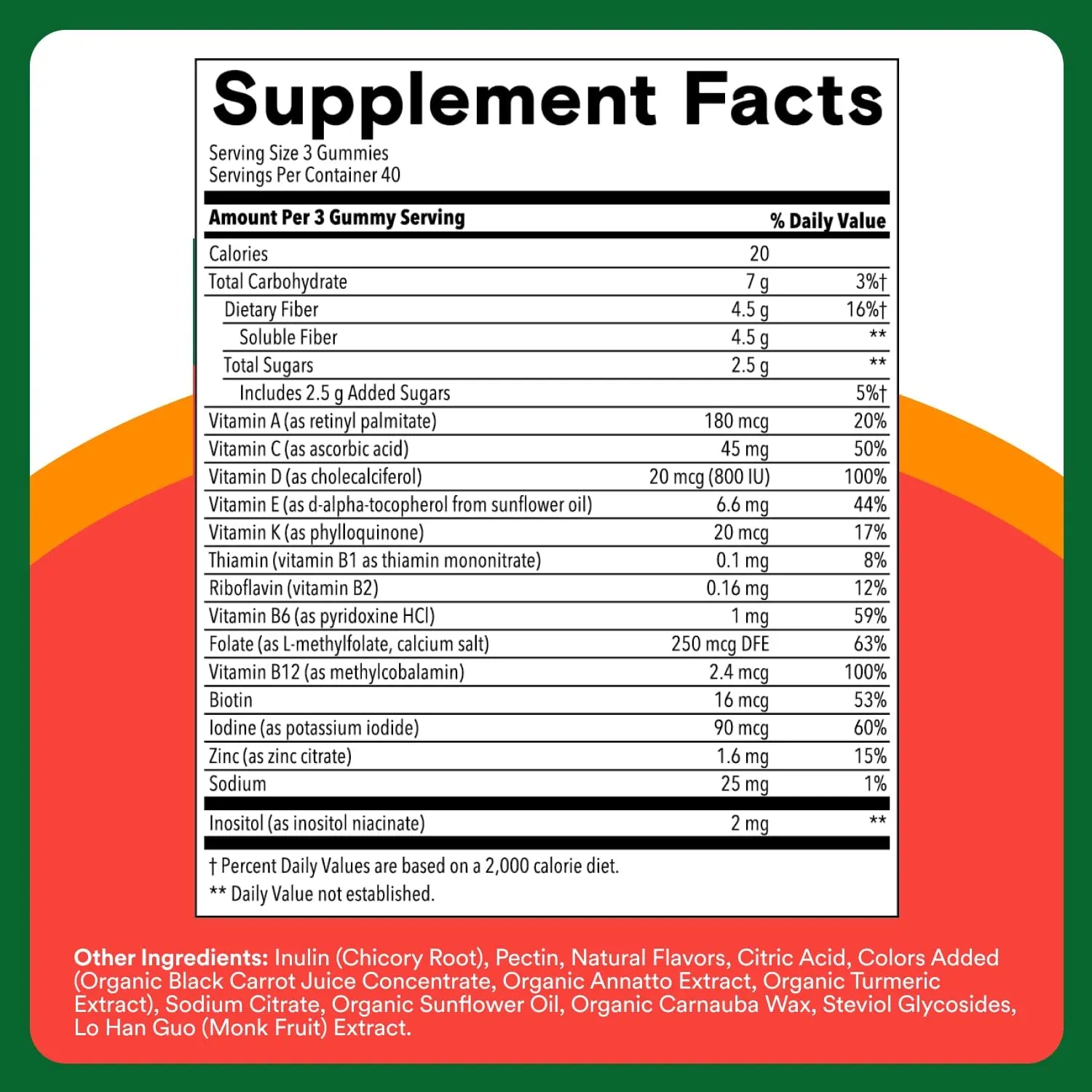 SmartyPants Kids Multivitamin & Fiber Gummies: Prebiotic Fiber to Support Kids Digestion with Vitamin D3, C, Vitamin B12, B6, A, Zinc SmartyPants Au supplements