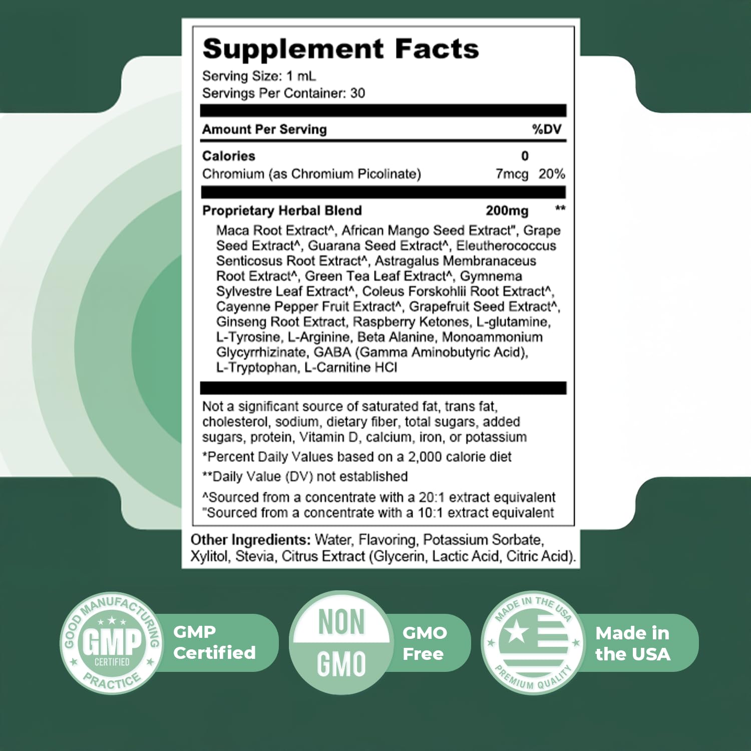 Audizen Drops – Natural Daily Liquid Supplement with Herbal Extracts, Maca Root, Green Tea, Grape Seed & Ginseng – Non-GMO, Gluten-Free, Plant-Based, GMP Certified, Made in USA - 30ml, 3 Month Supply Orby Au supplements