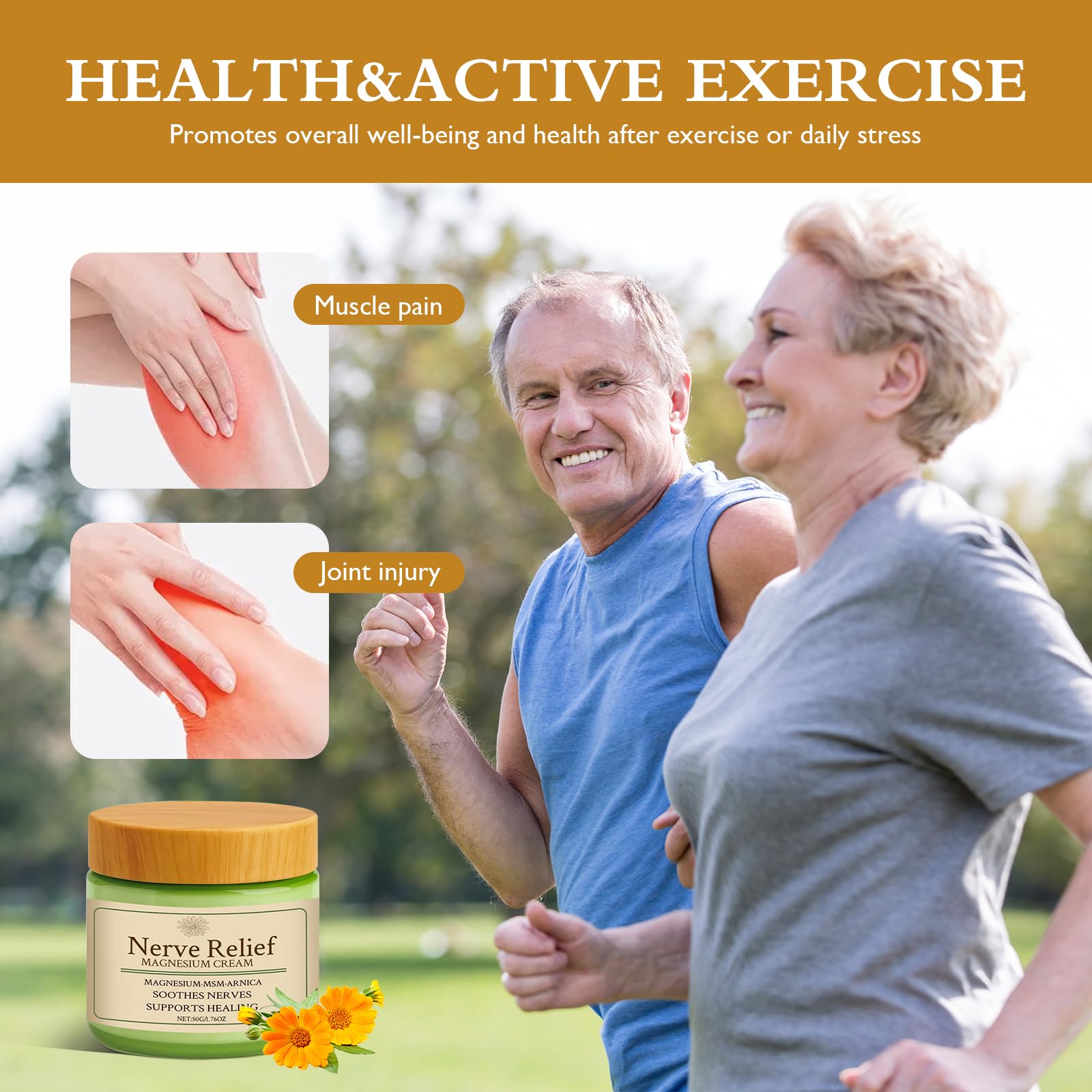 Vincofoo Nerve Relief Magnesium Cream with MSM & Arnica, Soothes Nerves & Daily Soothing Support Vincofoo Au supplements