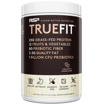 TrueFit Meal Replacement Shake Protein Powder, Grass Fed Whey + Organic Fruits RSP NUTRITION Au supplements