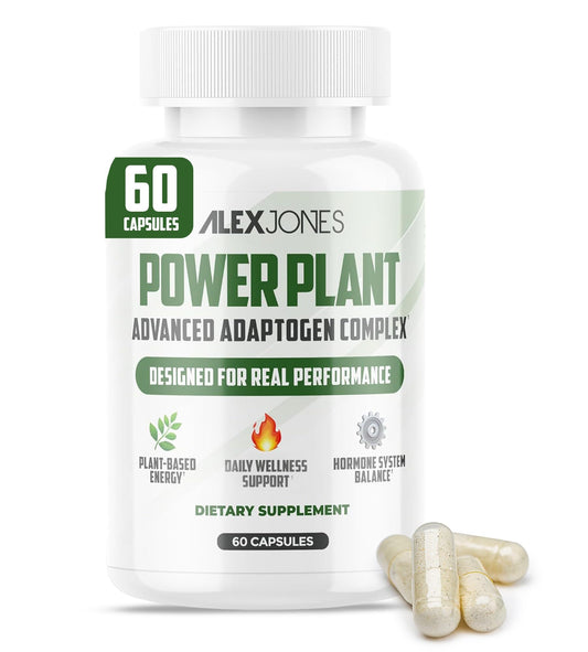 Adaptogenic Mushrooms with Cordyceps & Rhodiola – Daily Blend with Zinc, Selenium & Boron –Vegan Mushroom Capsules Supplement for Active Lifestyles – No Fillers or Additives – 60 Count Alex Jones NaturalsAu supplements
