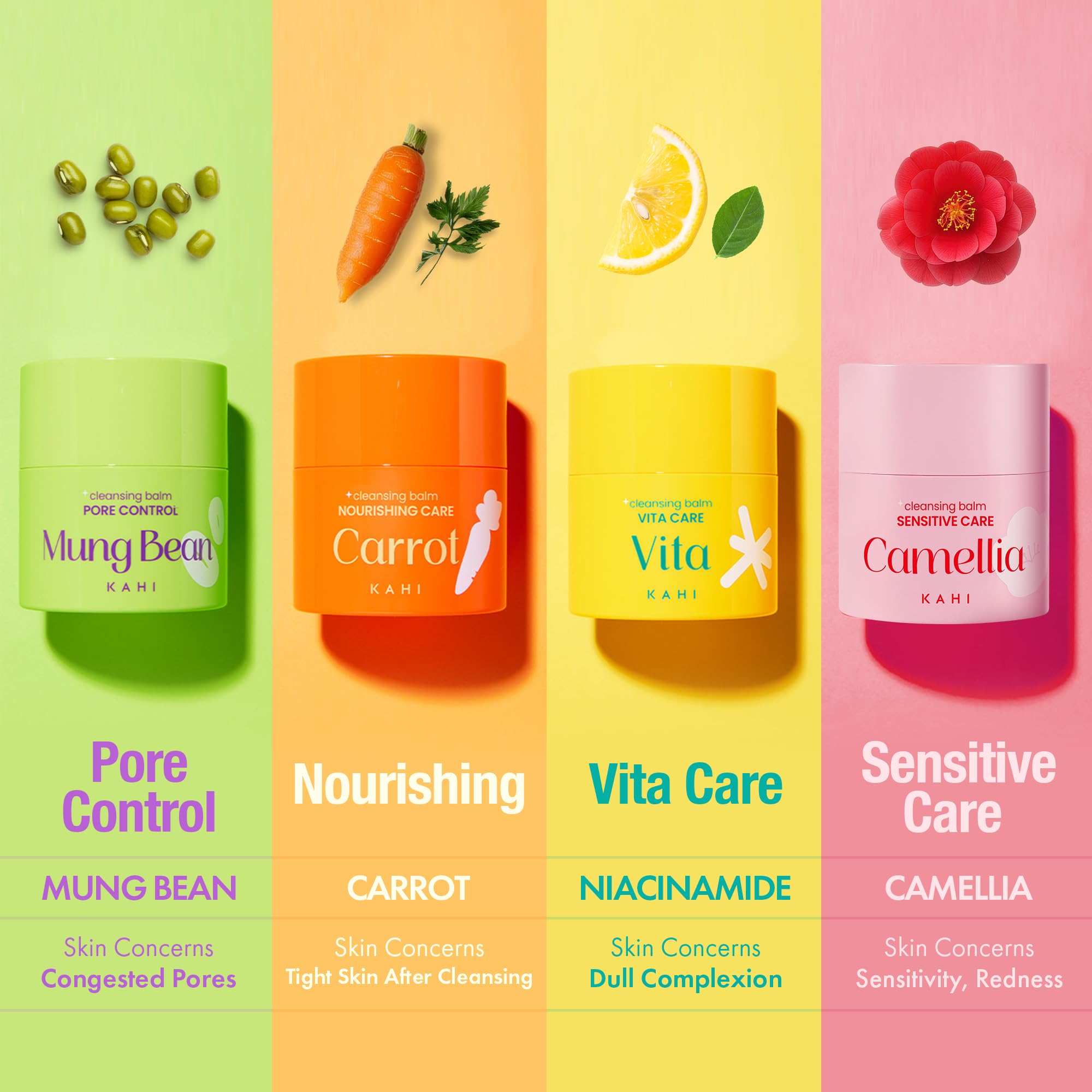 KAHI Cleansing Balm Sensitive Care Camellia - Gentle Makeup Remover Balm with Camellia Seed Oil & Vitamin E - Korean Skincare with Only 10 Ingredients 1.69 oz KAHI Au supplements