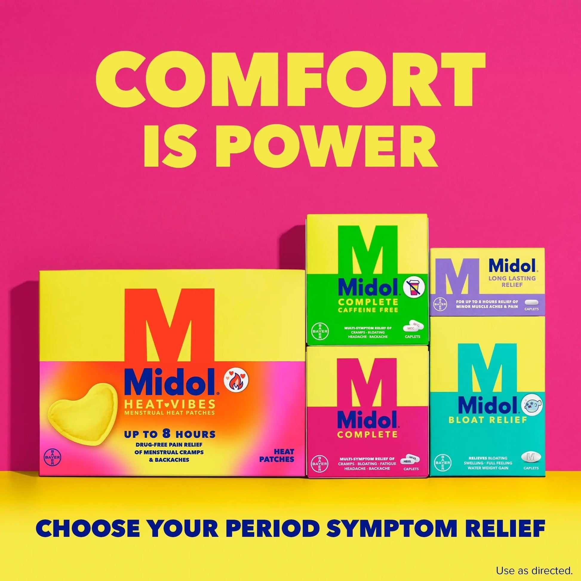 Midol Complete Menstrual Pain Relief Caplets with Acetaminophen for Period Cramps, and Menstrual Symptom Relief - 40 Count (Pack of 3) (Packaging May Vary) Midol Au supplements