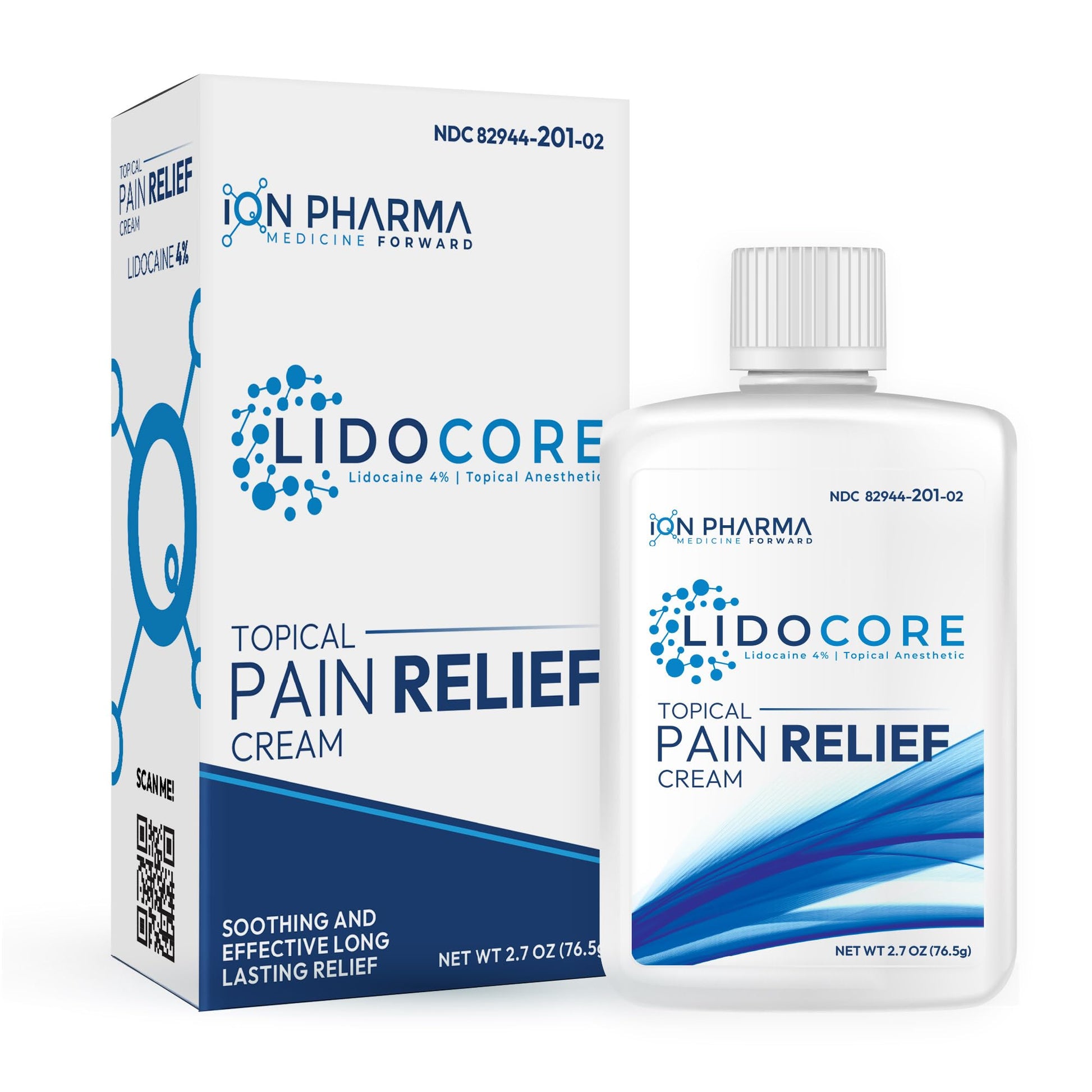 Lidocore Pain Relief Cream with 4% Lidocaine | Maximum Strength OTC | Safe & Compliant formula | Minor cuts, scrapes, insect bites, cold sores | Non-Greasy, Odor-free, Fragrance-Free | 2.7 oz (76.5 g) Lidocore Au supplements