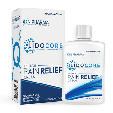 Lidocore Pain Relief Cream with 4% Lidocaine | Maximum Strength OTC | Safe & Compliant formula | Minor cuts, scrapes, insect bites, cold sores | Non-Greasy, Odor-free, Fragrance-Free | 2.7 oz (76.5 g) Lidocore Au supplements