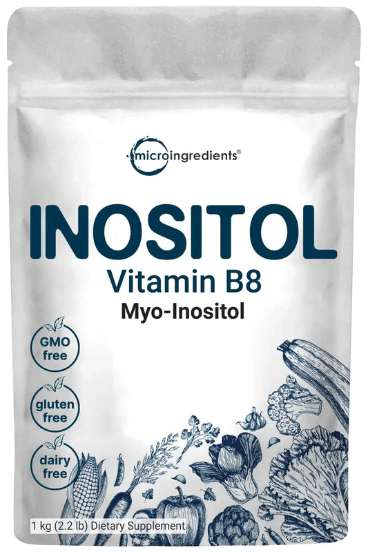 Pure Inositol Powder, Myo-Inositol B8 Powder, 1KG (2.2 Pounds), Strongly Supports Liver Micro IngredientsAU supplements
