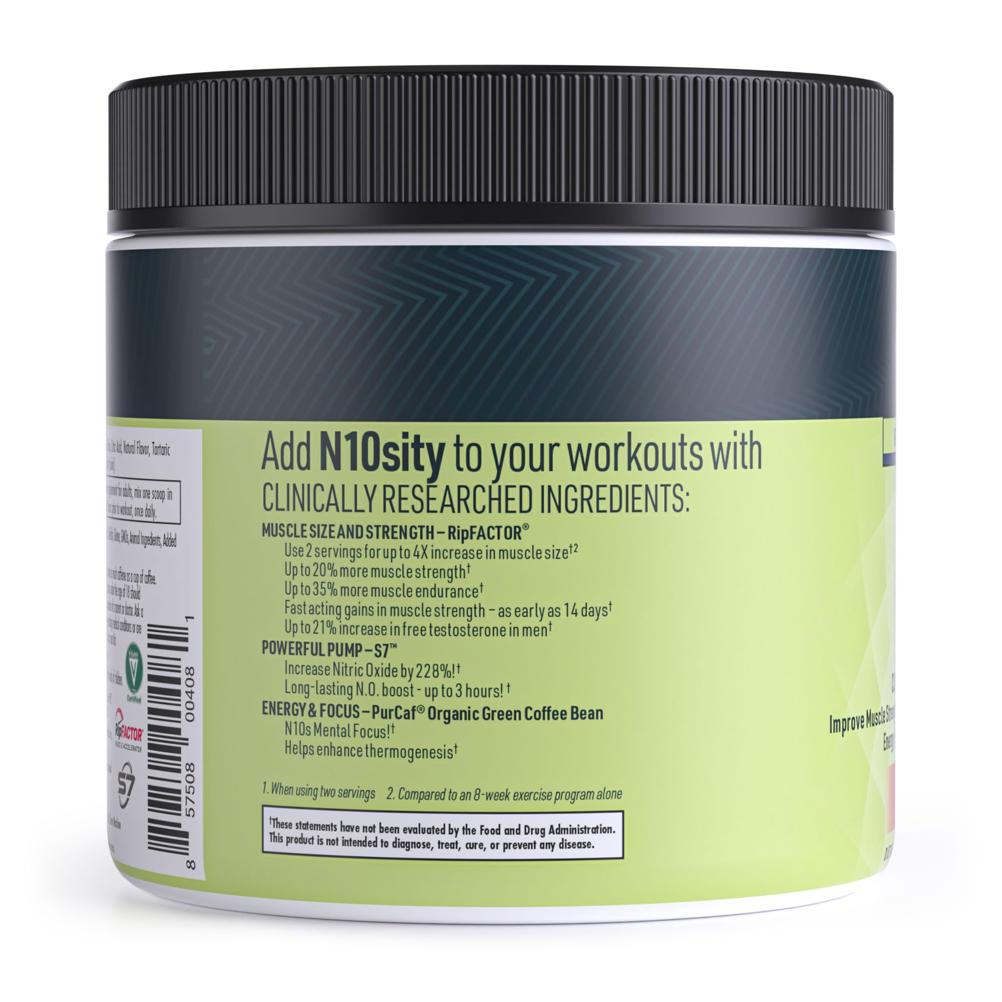 CLEAN MACHINE N10s - Plant Based Vegan Preworkout Powder - 3 Clinically Tested CLEAN MACHINE Au supplements
