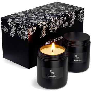 2 Pack Scented Candles for Home Scented, Strong Fragranced Aromatherapy Candles - 6 Oz TranquilBliss Au supplements