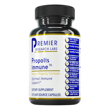 Premier Research Labs Propolis Immune - Bee Propolis Capsules, Bee Pollen Supplement, Propolis Extract Pills for Women & Men, Promotes Immune Health - 60 Vegetarian Capsules Premier Research Labs Au supplements