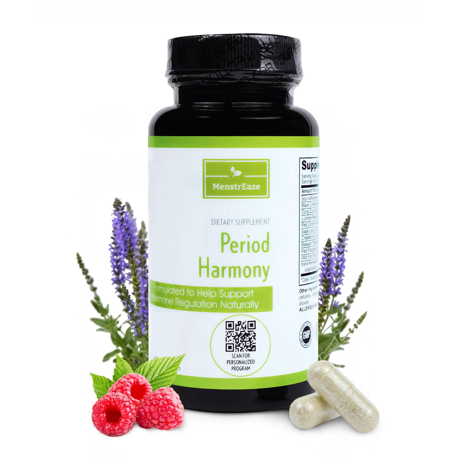 MenstrEaze PMS Relief & Hormone Balance for Women, with Black Cohosh, Vitex, Wild Yam MenstrEaze Au supplements
