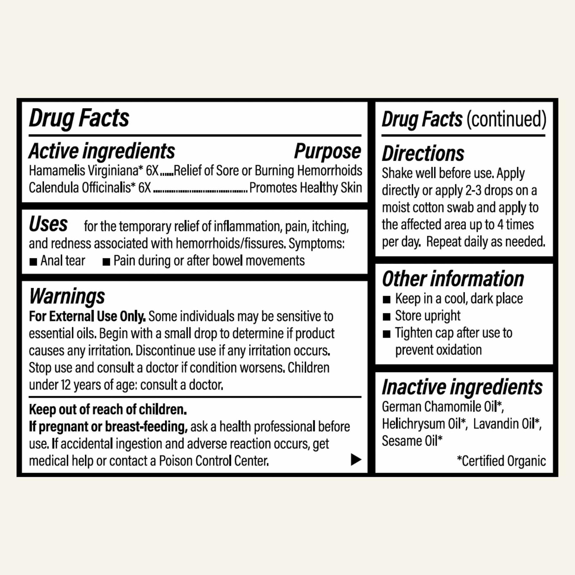 Forces of Nature Fissure Control, Organic Homeopathic Treatment with Witch Hazel for Anal Fissures, Hemorrhoid Related Irritation & Discomfort, Fast, Natural Topical Relief, 1 Fl Oz Forces of Nature Au supplements