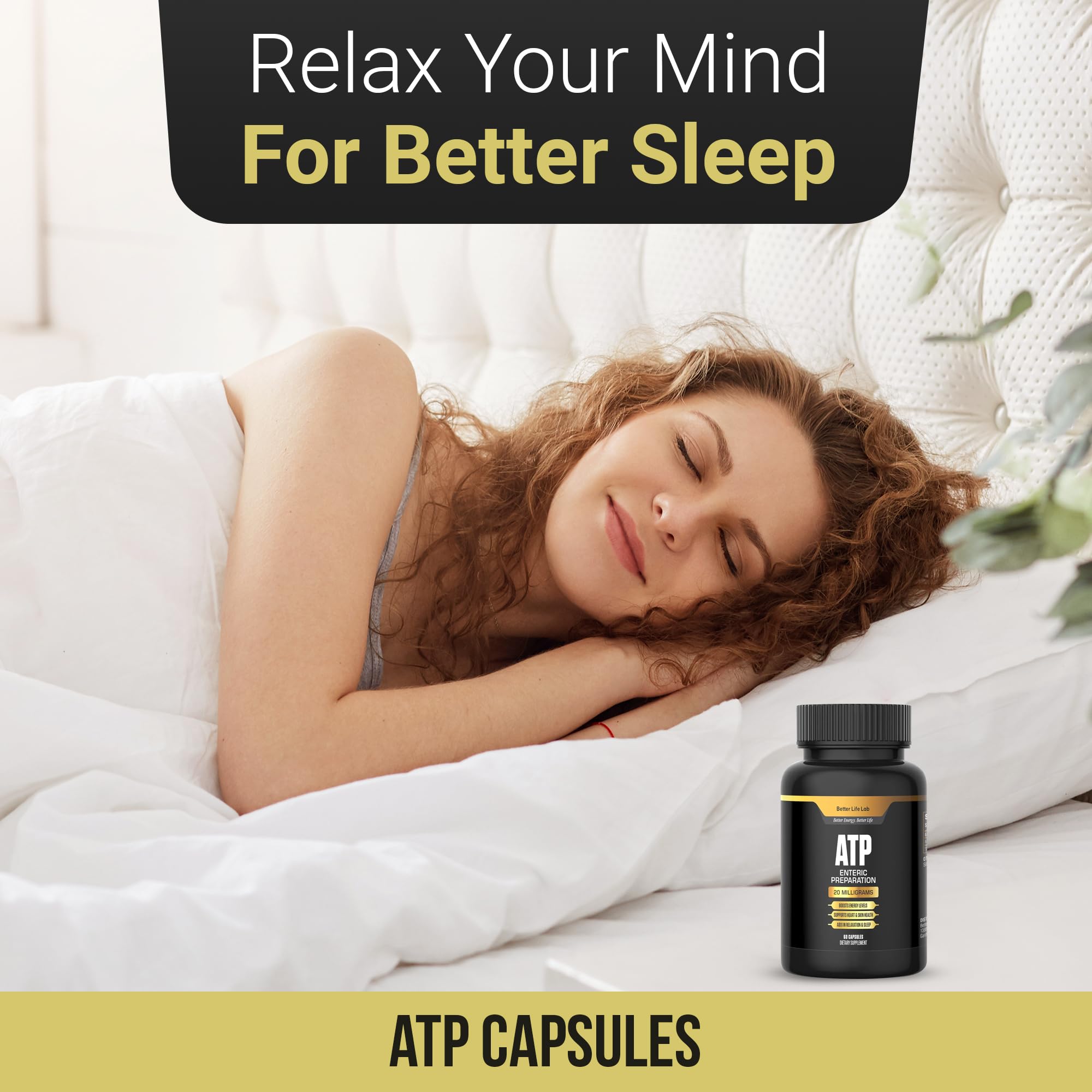 BETTER LIFE LAB ATP Supplement – Supports Cellular Energy Production, Mitochondrial Function & Active Lifestyles BETTER LIFE LAB Au supplements