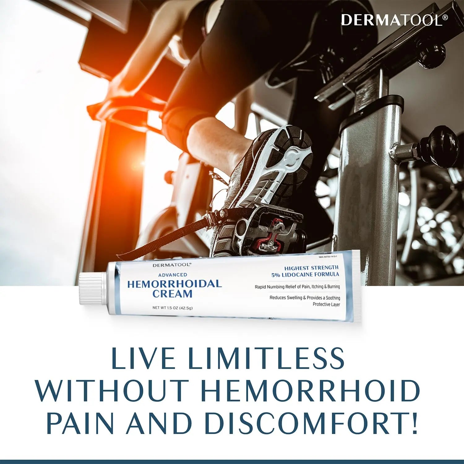 Hemorrhoid Treatment - Advanced Hemorrhoid Cream 5% Lidocaine & Phenylephrine - Hemorrhoid Shrinking Treatment - Rapid Relief of Pain, Swelling, Bleeding, Itching and Burning - Fissure & Hemorrhoids DERMATOOL Au supplements