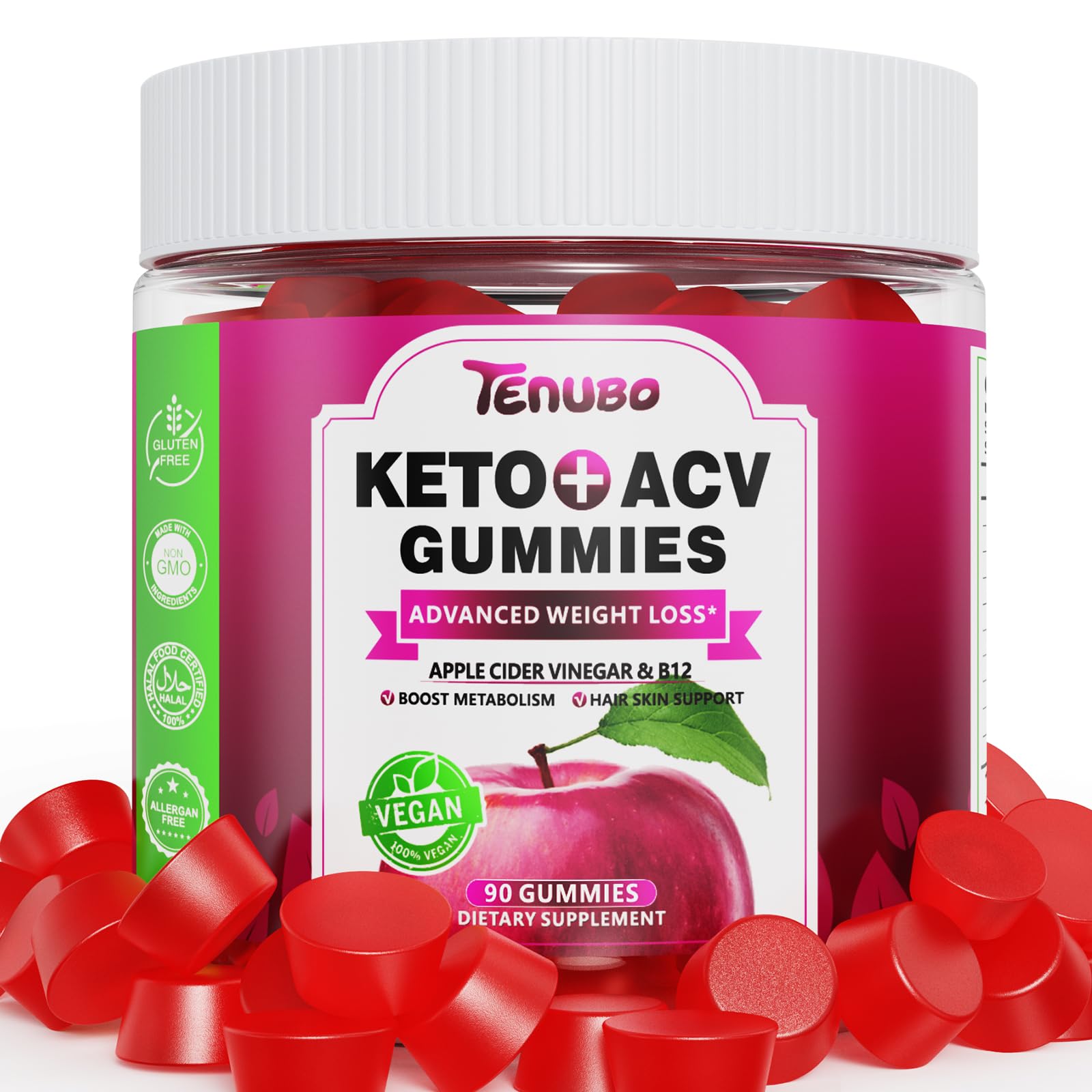 Tenubo Keto ACV Gummies Advanced Weight Loss - 90 Count Speedy Keto Acv Tenubo Au supplements
