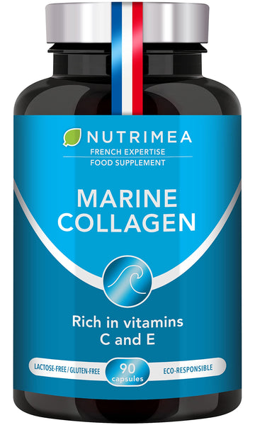 Pure Marine Collagen (900mg) - Enriched with Vitamins C and E – Patented Premium Type I & II Hydrolysed Collagen Plastimea Au supplements