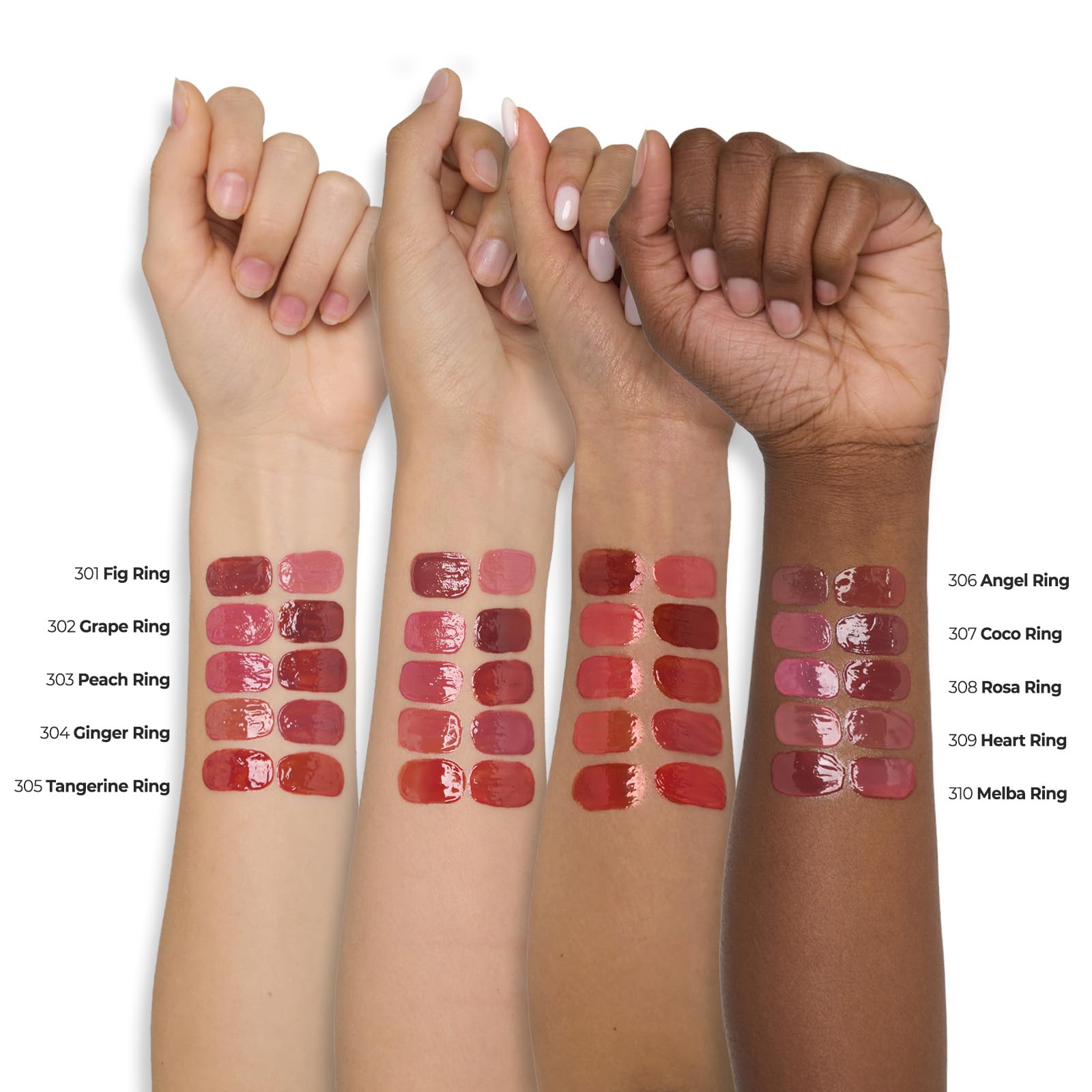 Laka Jelling Nude Gloss, 4.5g/0.15oz, Sheer Hydrating Lip Oil with No Stain, Non-Sticky, Nourishing Gloss for a Glowy Look, K-Beauty (#306 Angelring) Laka Au supplements