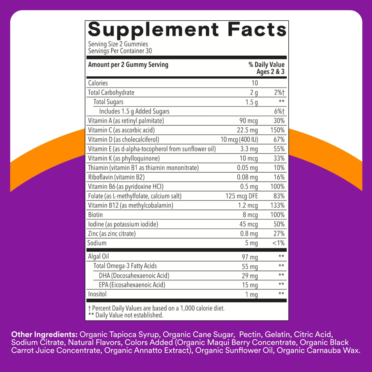 SmartyPants Toddler Multivitamin Gummies - Improved Formula: Omega 3 (DHA/EPA), Vitamins D3, C, Vitamin B12, B6, A, K & Zinc SmartyPants Au supplements
