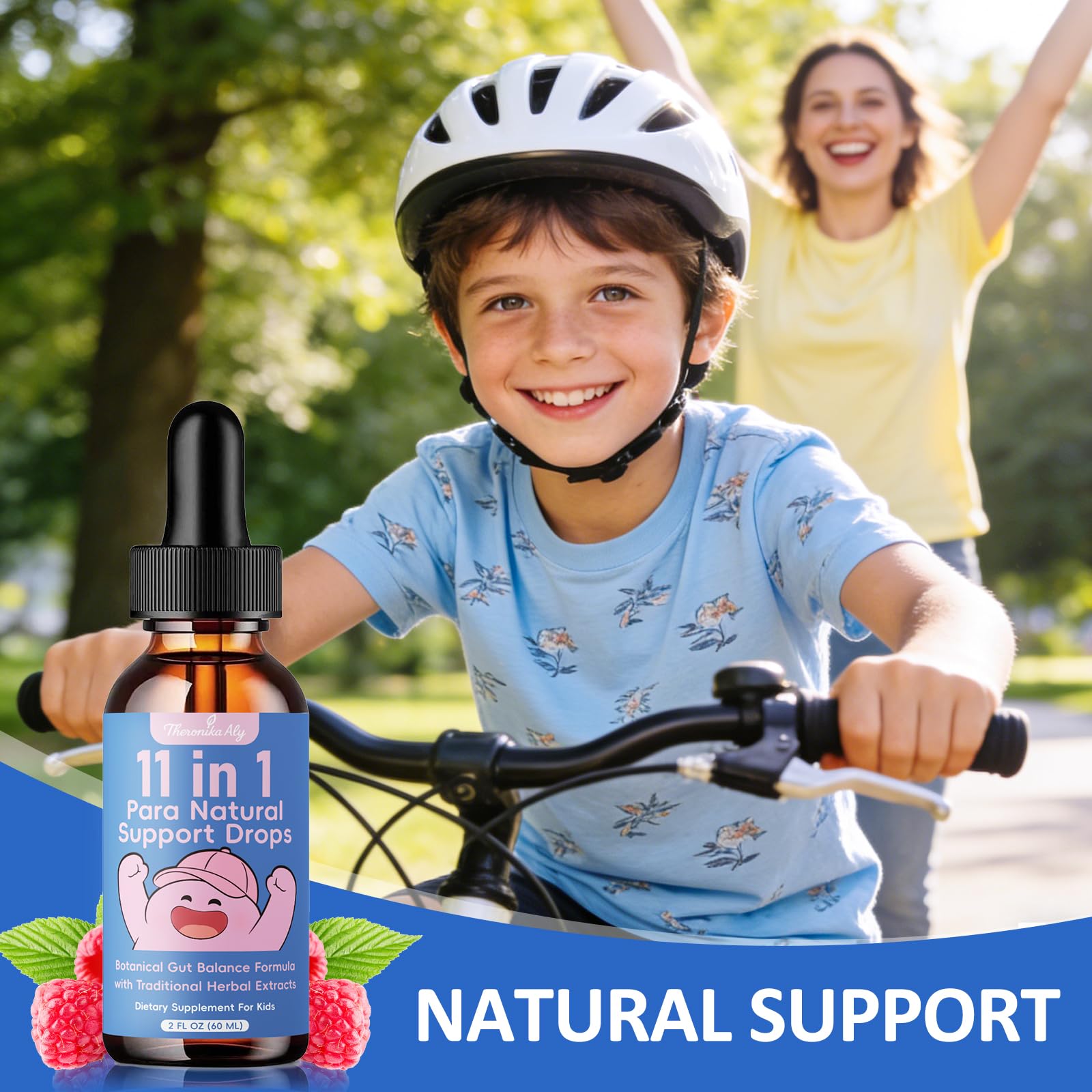Theronika Aly Parasite Cleanse for Humans & Kids – Advanced Herbal Blend with Black Walnut, Wormwood, Clove, Digestive & Gut Balance Support, Alcohol-Free Liquid Drops, 30 Servings Theronika Aly Au supplements