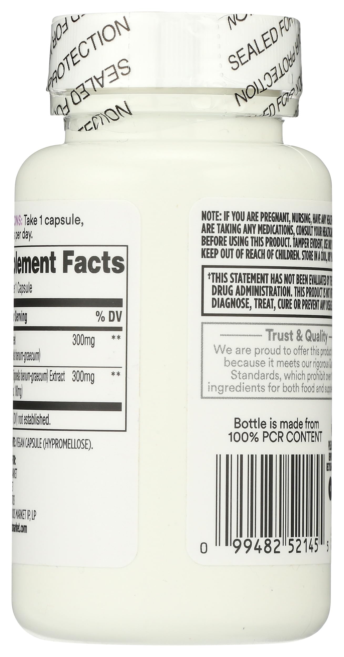 365 by Whole Foods Market, Fenugreek Standardized + Full Spectrum Blend, Lactation Support, Vegan Capsules, 60 Count 365 by Whole Foods Market Au supplements