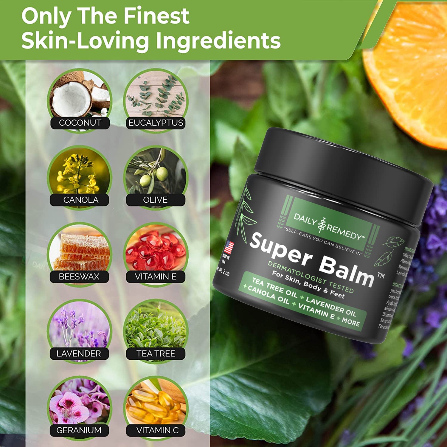 DAILY REMEDY Tea Tree Oil Extra Strength Super Balm - Athletes Foot Cream Combats DAILY REMEDY Au supplements