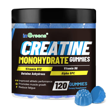 inGreens Creatine Monohydrate Gummies 6g for Men & Women 120 Count inGreens Au supplements