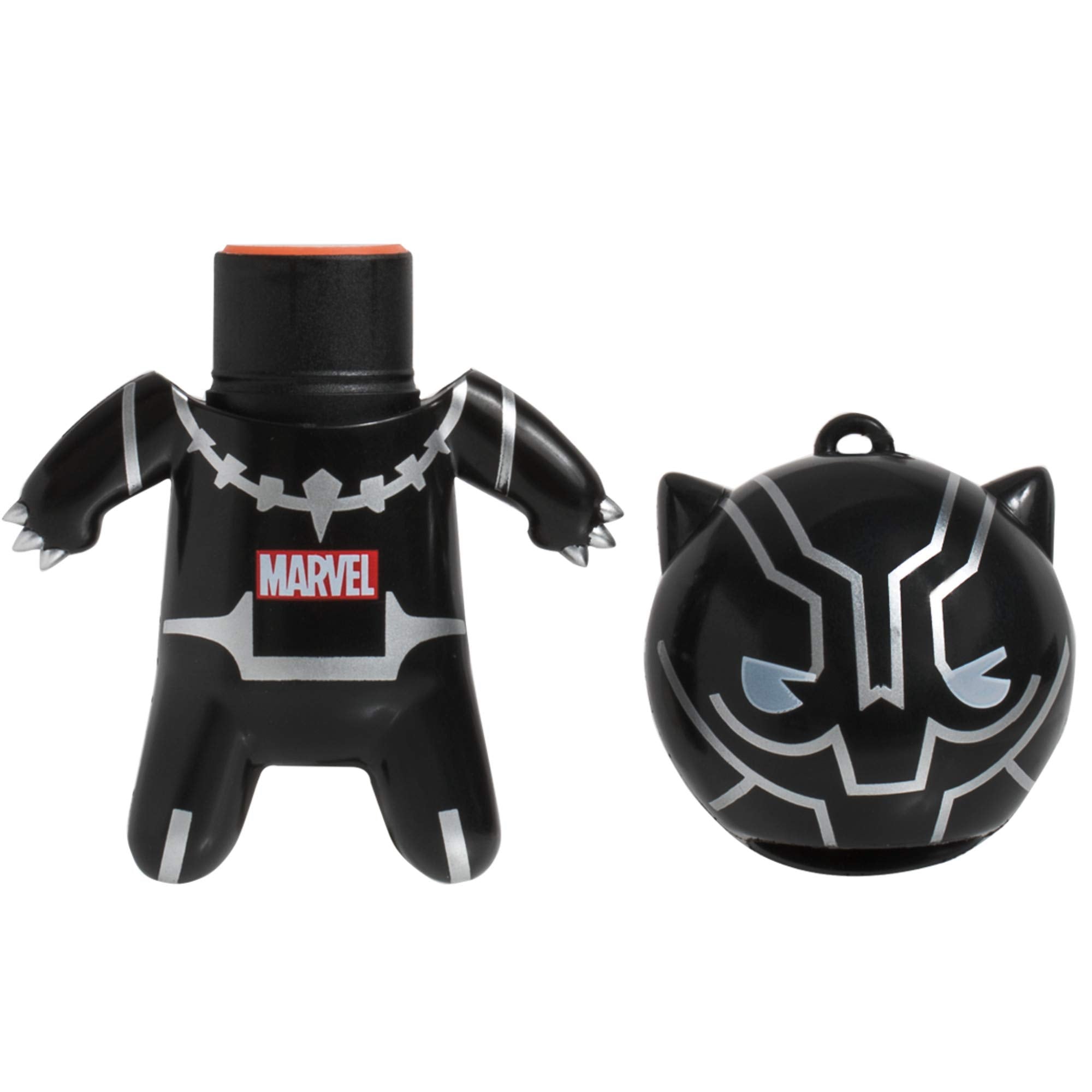 Lip Smacker Marvel Lip Balm Keychain, Clear & Glossy, Fun & Giftable, Cruelty Free - Black Panther Lip Smacker Au supplements